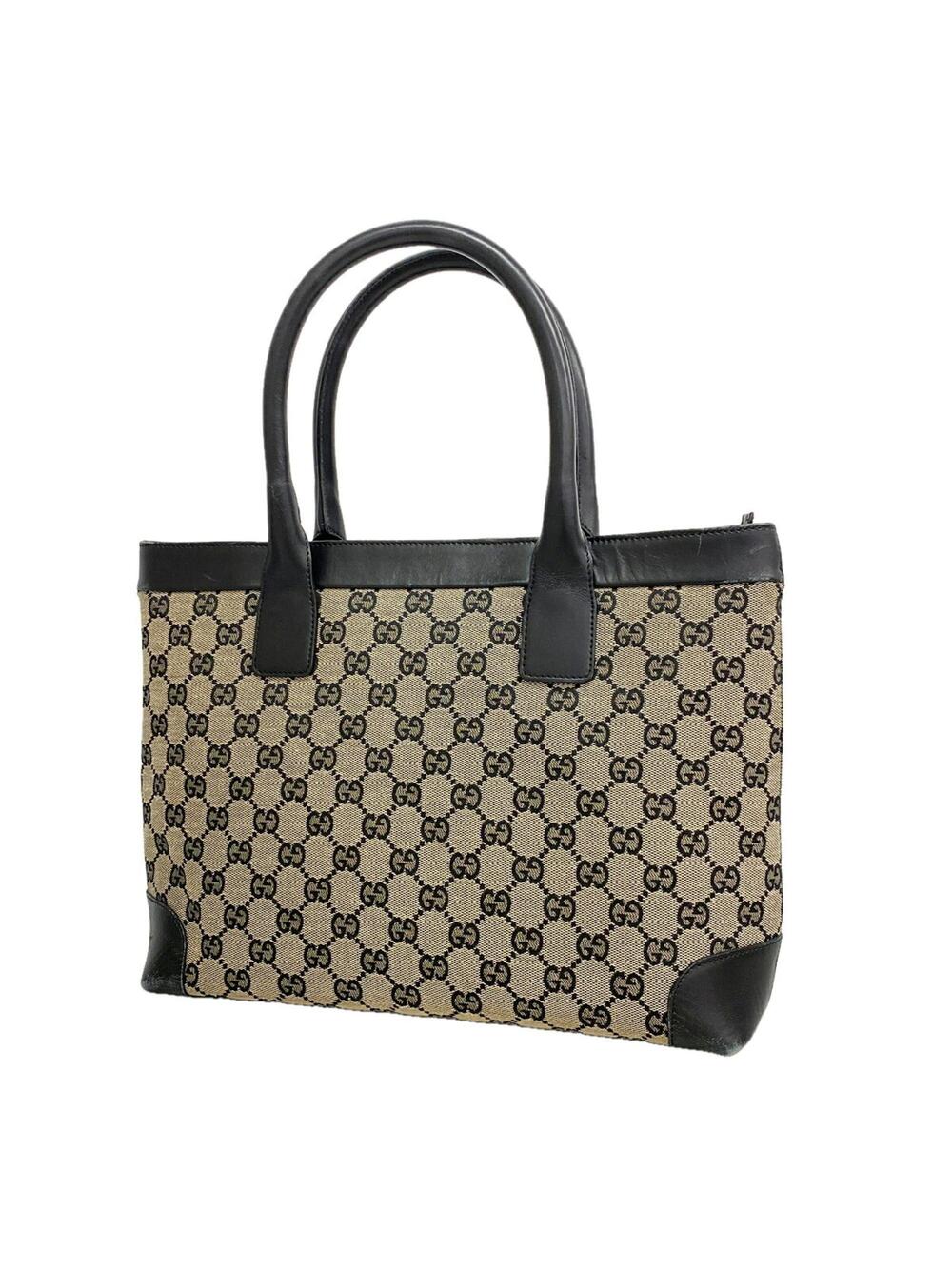 Gucci Vintage Zip Tote Gg Canvas With #375645G43B